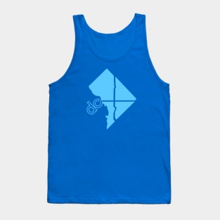 Washington DC Quads in Light Blue Tank Top